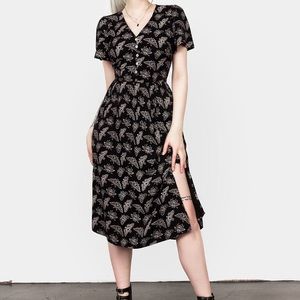 Disturbia Mortmoth Short Sleeve Midi Dress 10
